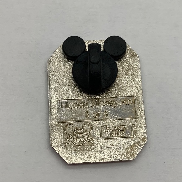 Disney Parks Princess Cinderella Gem Blue Hidden Mickey 2008 Lapel Pin - Picture 2 of 4